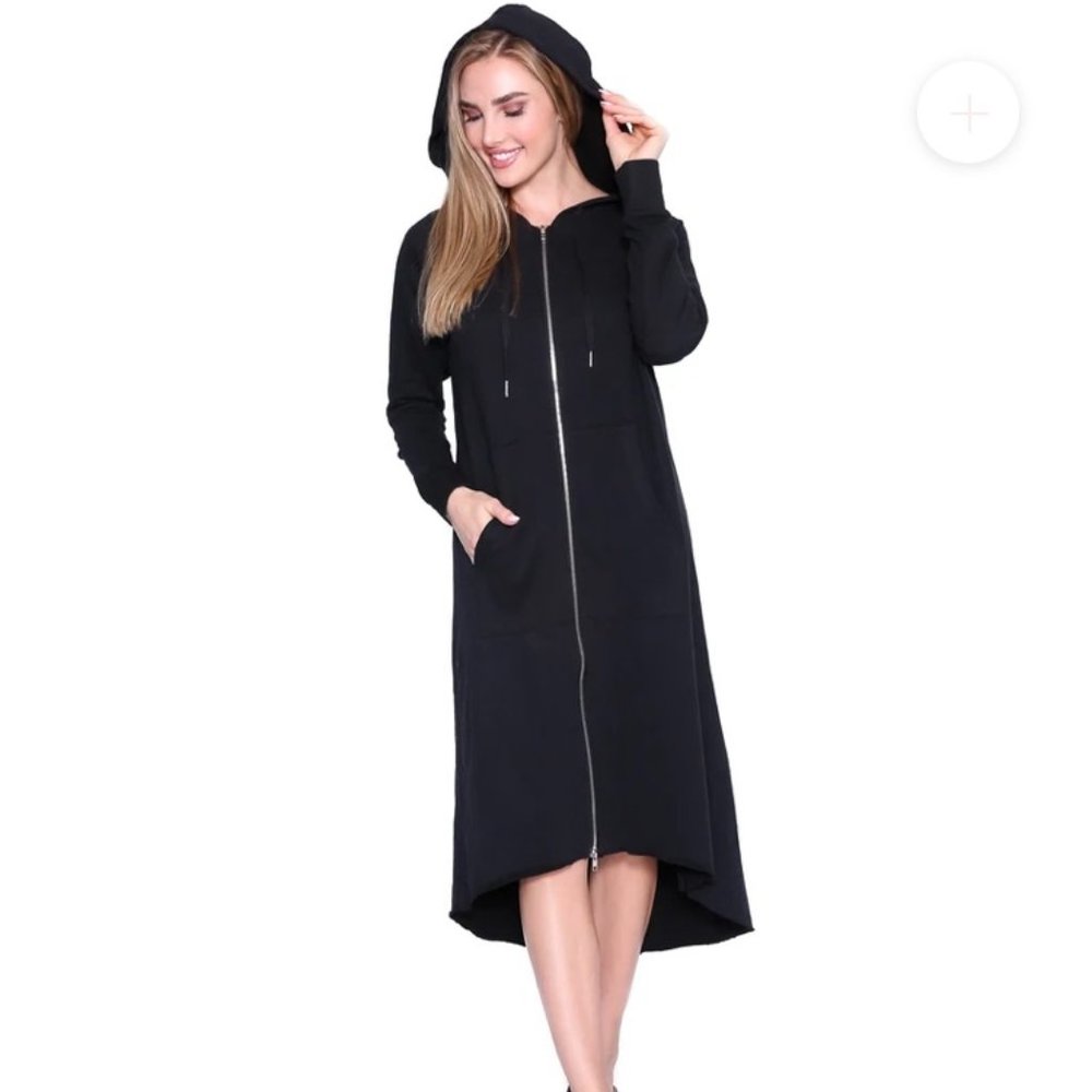Brand New Hoodie Zip Up dress